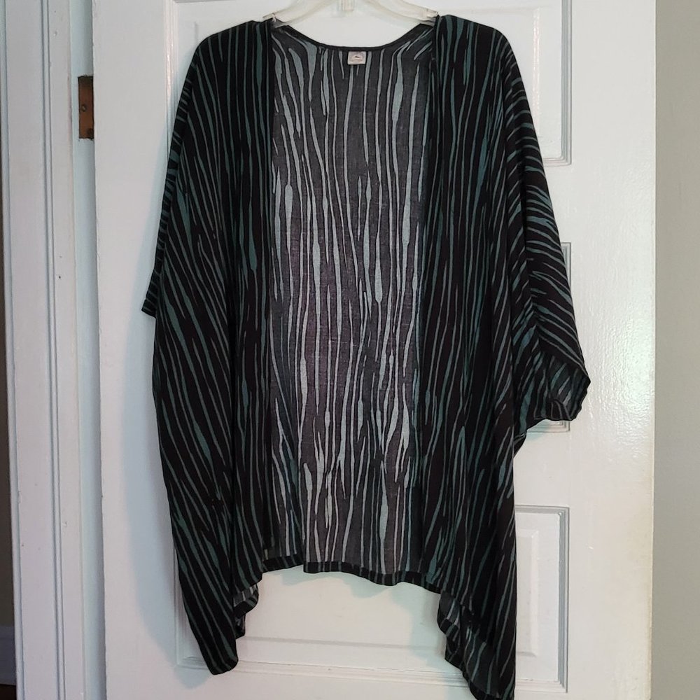 Zebra print kimono